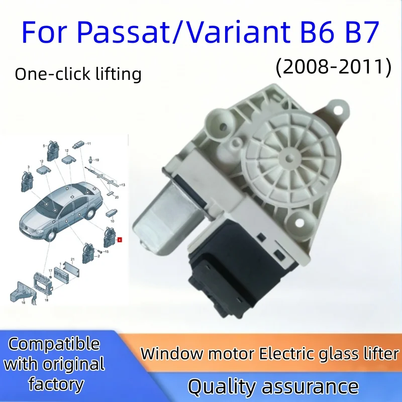Window Motor Electric Glass Lifter For Passat/Variant B6 B7 Reference Number 1K0959703AB 1K0959704AB 1K0959703AD 1K0959704AD V W
