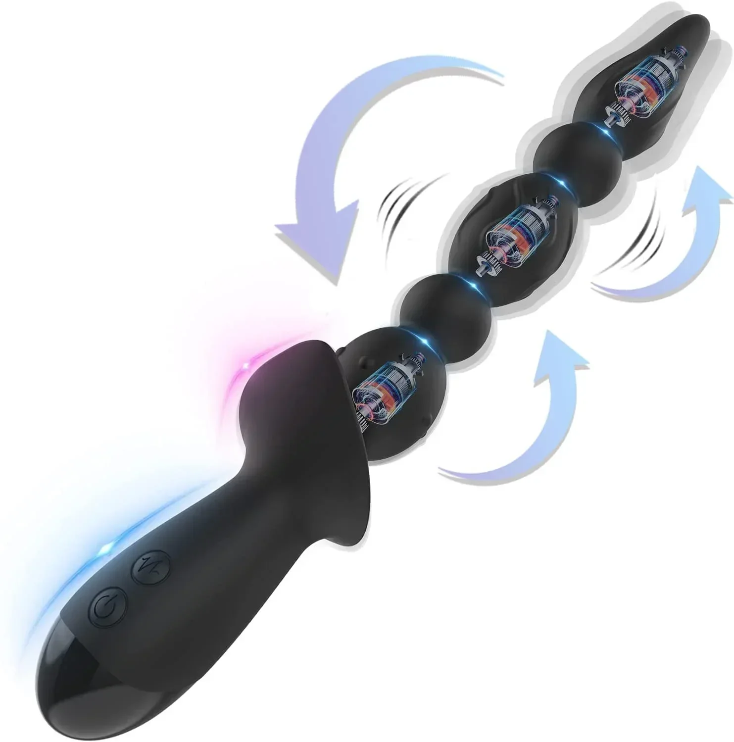 Vibrating Beads Butt Plugs Anal Vibrator for Men Long Orgasm Women Vagina Massage Clitoris Stimulator Sex Toys for Couple