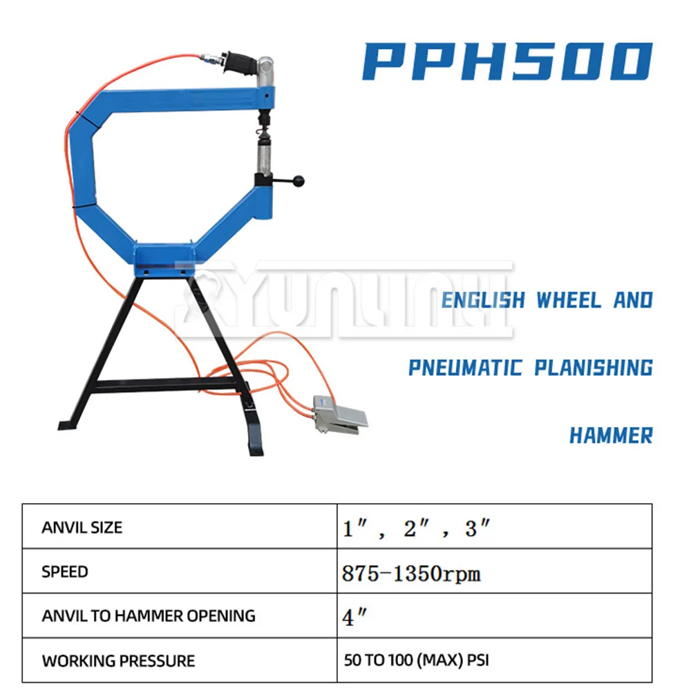 Ferramenta de reparo de chapa metálica, cubo de roda britânico, aplainamento de martelo de ar, equipamento de aplainamento e modelagem de chapa metálica, ferramenta de reparo de carro