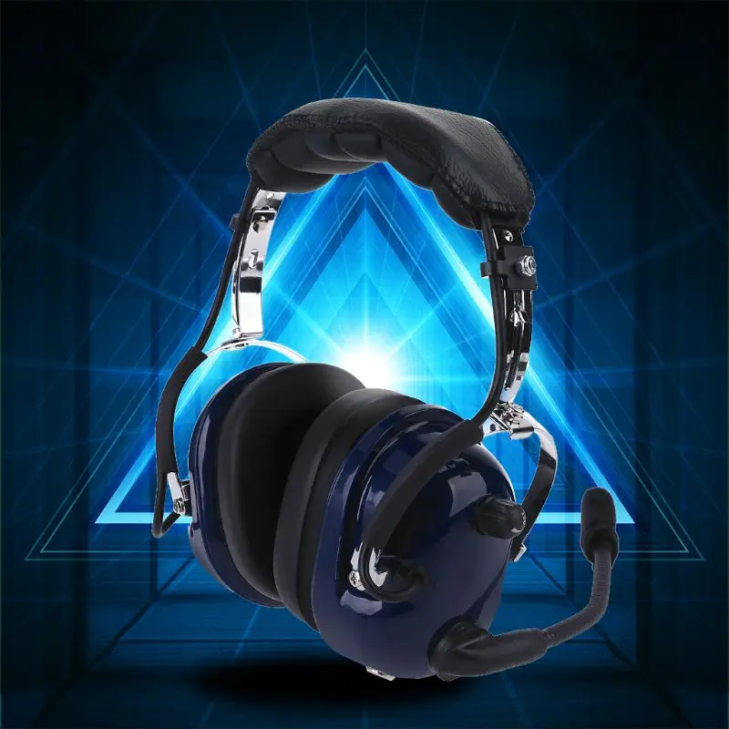 Air RA200 Aviation Headset with Plugs Stereo Mono MP3 Music Input Includes Headset Bag Gel Ear Seal