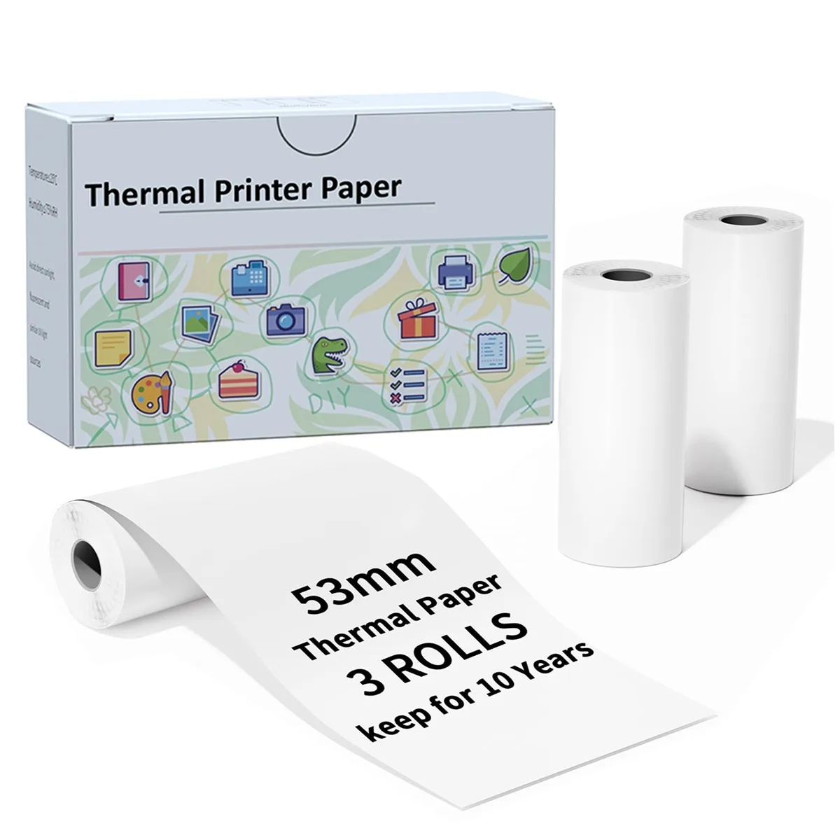 Thermal Paper for T02 Mini Printer, 53mm 2\