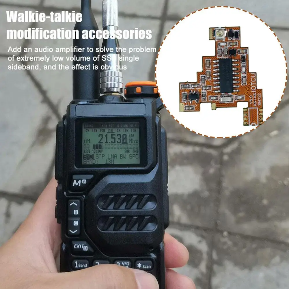 SI4732 Chip For Quansheng K5 K6 Soft Board FPC Dual Filtering+dual Amplification Crystal Oscillator Component Modification Modul