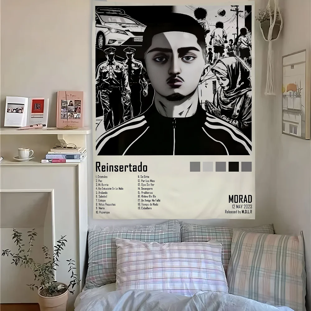 

Morad M-MDLR M-Morad Tapestry 90x140cm Home Bedroom Living Room Bar Outdoor Microfiber Wall Art Decorated Banners