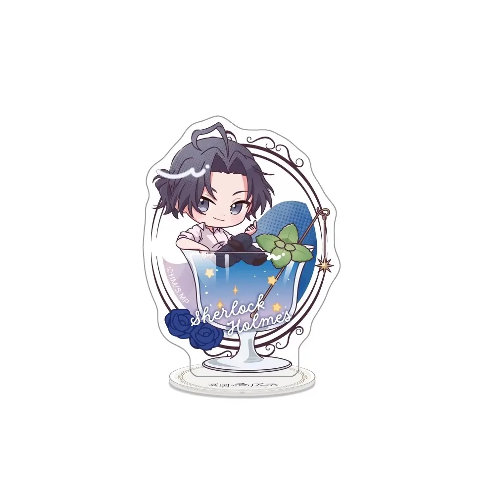 2026 New Christmas Moriarty The Patriot Acrylic Stand Keychain William Sherlock Albert Q Version Cute Style Desktop Decor