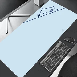 Mouse Pad Cat Gaming Accessories Keyboard Desk Gaming Mats Gamer Desk Pad Desktops Office Mouse Mat Rug Carpet for Mouse