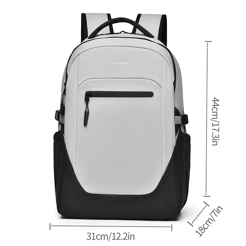 حقيبة ظهر رجال الأعمال للتنقل كبيرة في الهواء الطلق ومقاومة للماء حقيبة ظهر قصيرة للرحلة الرياضية حقيبة مدرسية للكمبيوتر المحمول في الكلية