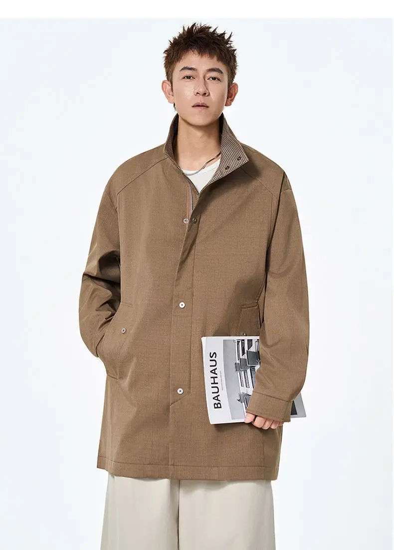 

Мужское утепленное хлопковое пальто-тренч Xxs с искусственным мехом, средней длины, зимнее, готическое, с поясом, бахромой и вышивкой, в стиле Darkwear BF