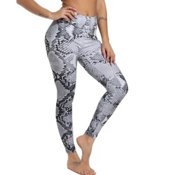 Casual Tights Leggins Women Leopard Zebra Snake Print Sport Gym Yoga Seamless Push Up Leggings New Fashion Fitness Pants XXXL