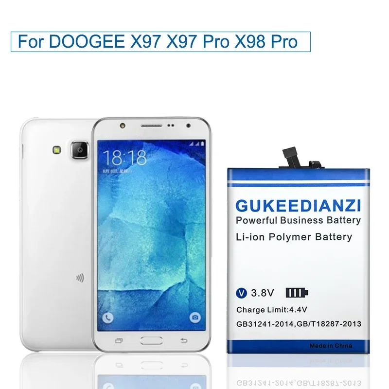 بطارية لهاتف DOOGEE X97/X98 Pro X98Pro X97Pro سعة عالية كاملة 4800 مللي أمبير في الساعة طويلة العمر BAT2219174200 #2