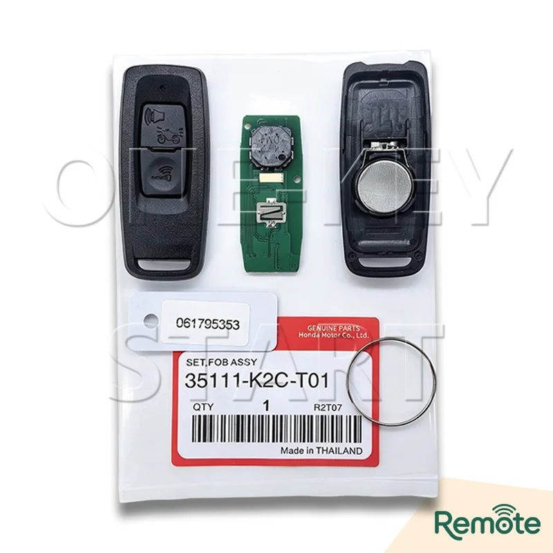 35111-K2C-T01 ID47 Chip 433MHz Motorrad-Fernbedienungsschlüssel für Honda Motorrad Lead 125 Air Blade 125/150 2024+ 【EIN-TASTEN-START】 – Detail 6
