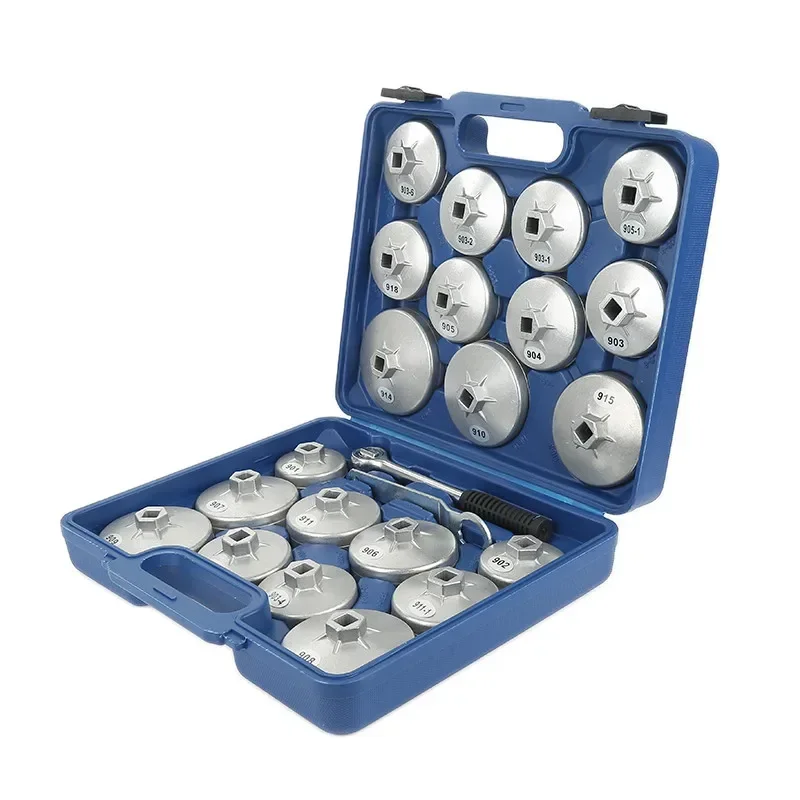 23 Pcs/Set Car Oil Filter Cap Removal Wrench Socket Set 1/2\