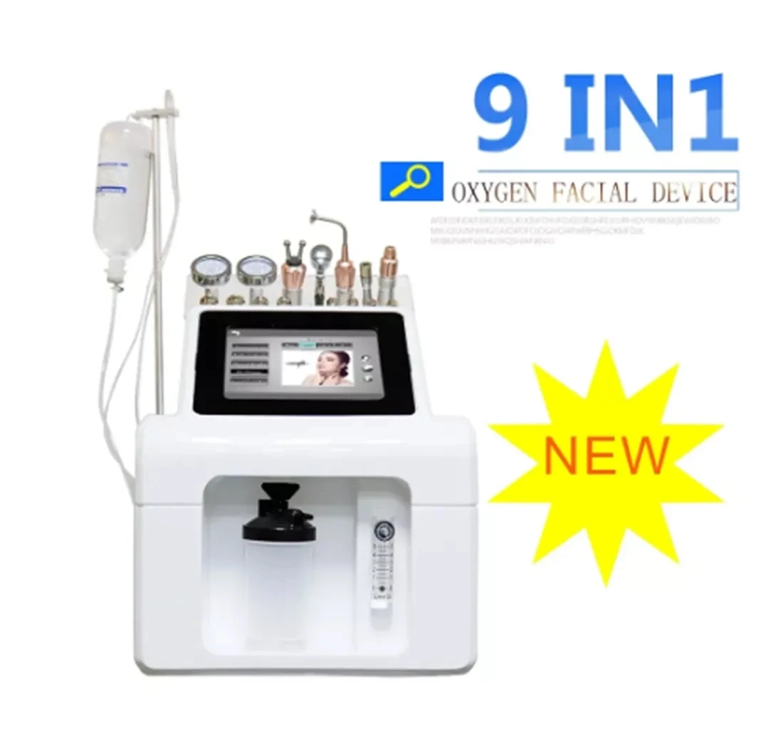 2025 New Skincare Hyo Microdermabrasion Facial 9 in 1 Portable Beauty Facial Machine