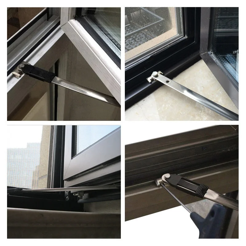 Broken Bridge Aluminum Window Two-link Wind Bracing Limiter Stainless Steel Locator Angle Controller European Style Wind Support