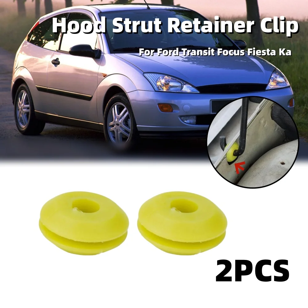 Suporte de Fixação do Capô do Carro, Haste de Apoio, Porca da Dobradiça, Bucha W700510s300 para Ford Transit, Focus, Fiesta, Ka, Presilha de Borracha para Capô Automotivo