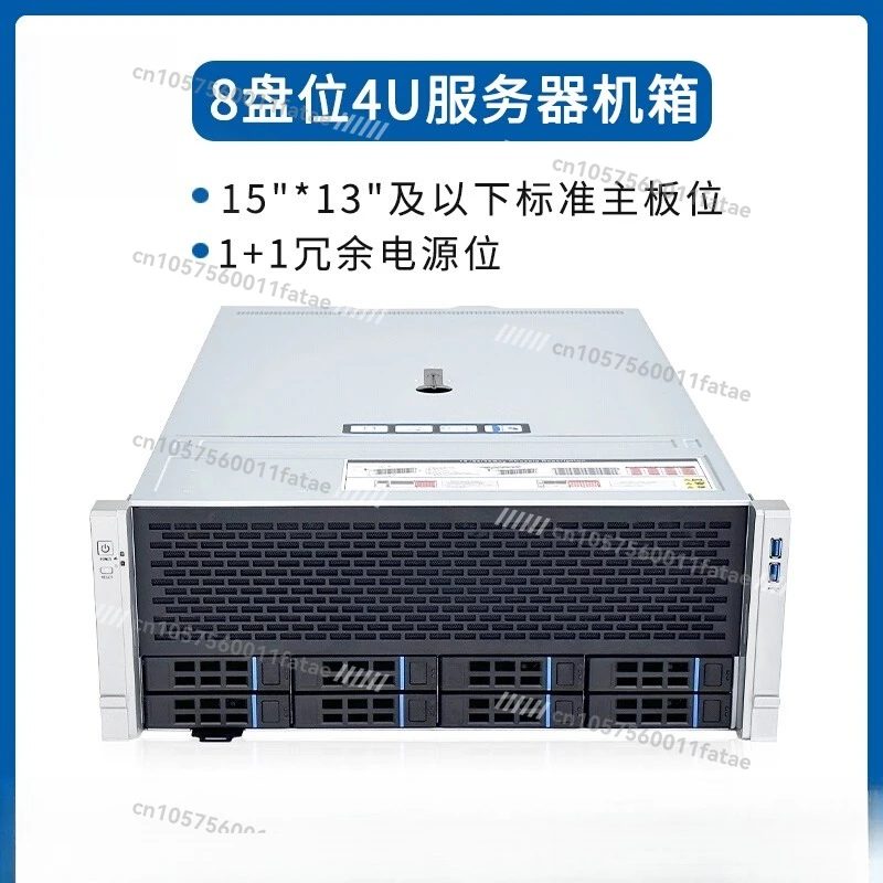 8 disks 4U rack multi-disk AI computing power artificial intelligence storage audio and video 4GPU server NAS chassis ALEO