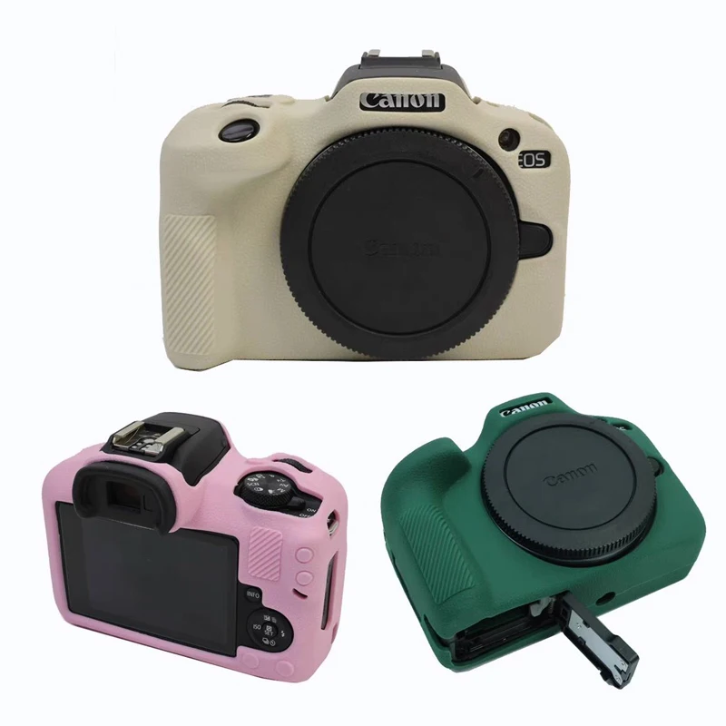 Soft Silicon Sleeve Armor Skin Case Body Cover Protector for Canon EOS R100 EOSR100 Mirrorless Camera Shell Protective Video Bag