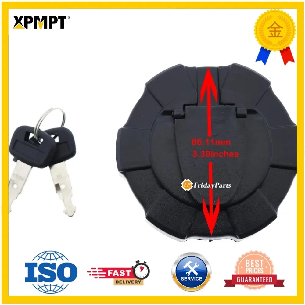 Fuel Cap 2658575 With Keys 459A For Mini Excavator 303.5C 304C CR 305.5D 308E Replacement New