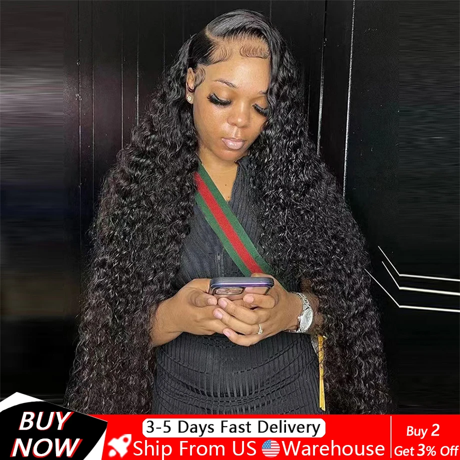 13x6 Hd Lace Frontal Wig Brazilian Human Hair Wigs For Women 13x4 Pre Plucked Wet And Wavy 30 40 Inch Deep Wave Lace Front Wigs