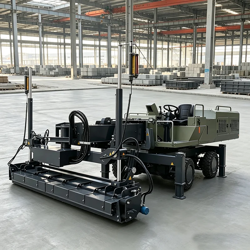 Telescopic Boom Laser Screed Heavy Load Concrete Laser Level Equipment For Outdoor Construction
