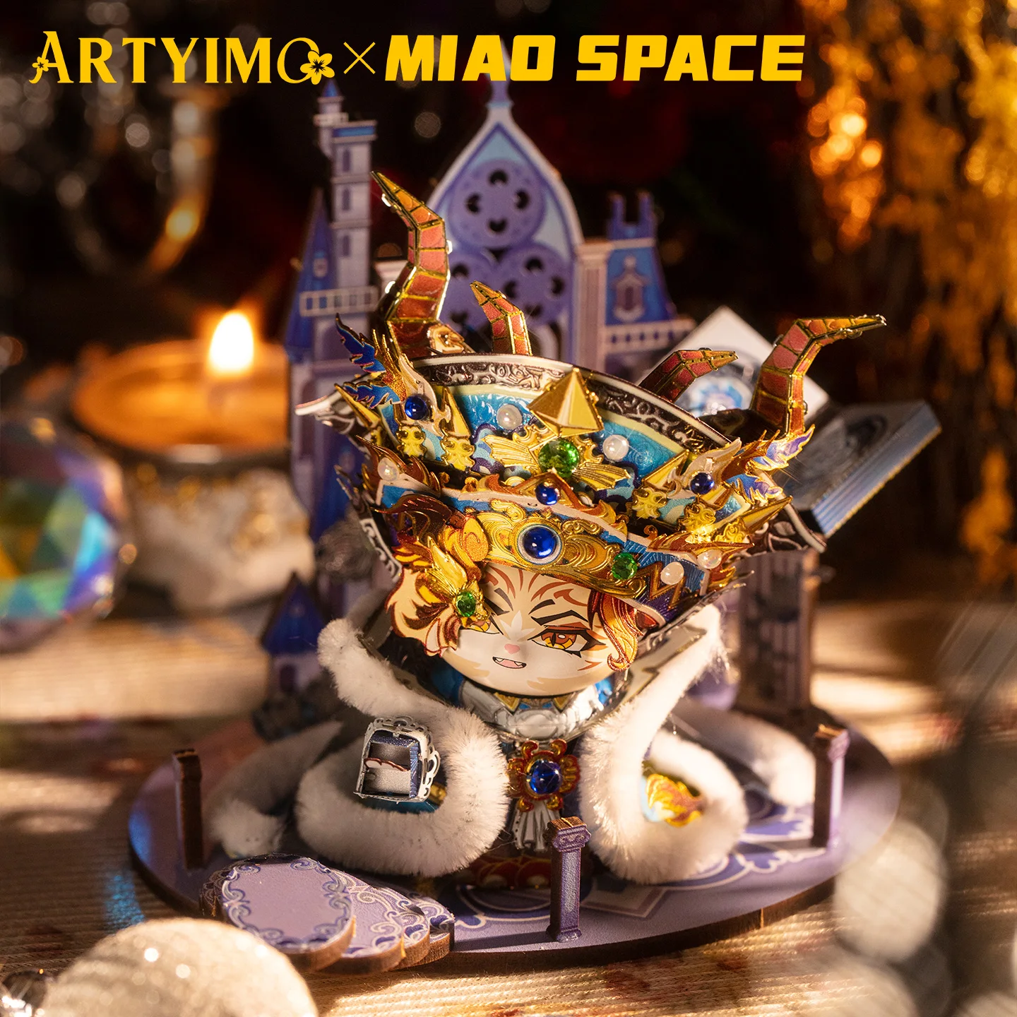 ARTYIMO Arthur 3D Metal Puzzle DIY Assembly Kit, Brain Teaser, Desk Decor, Christmas Halloween Birthday Gift, Collectible Craft