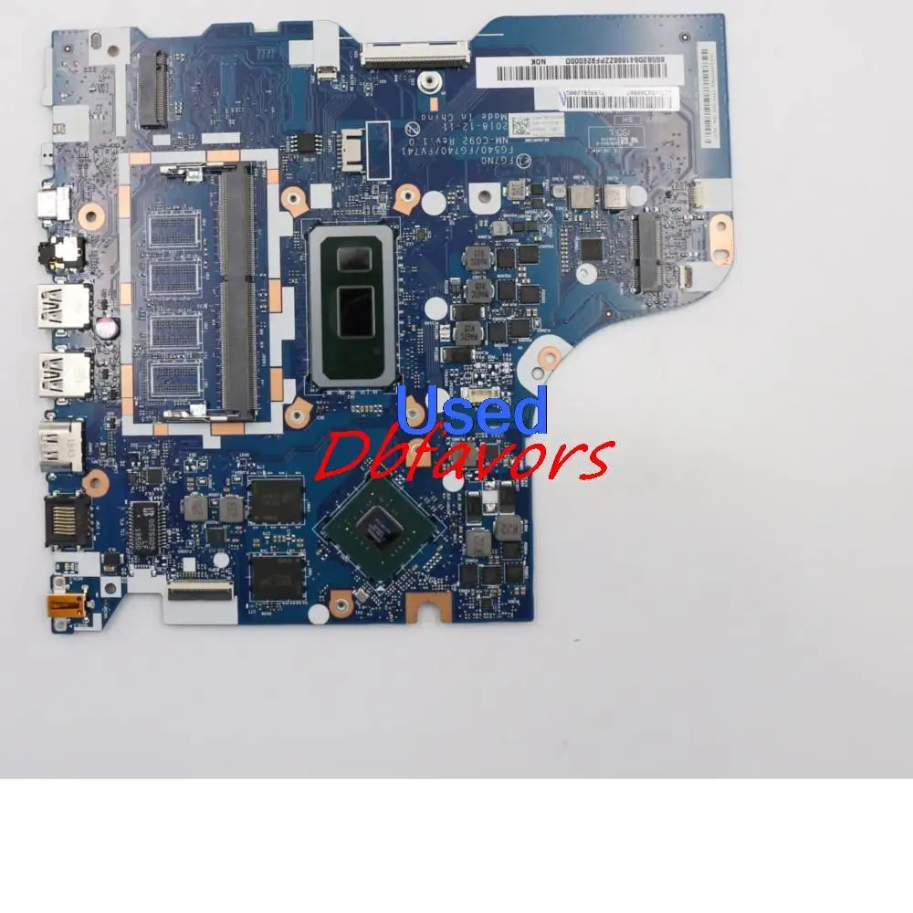 Used  For Lenovo Ideapad L340-15IWL/L340-17IWL  Motherboard Mainboard CPU I5-8265U GPU MX110 2G FRU 5B20S41698