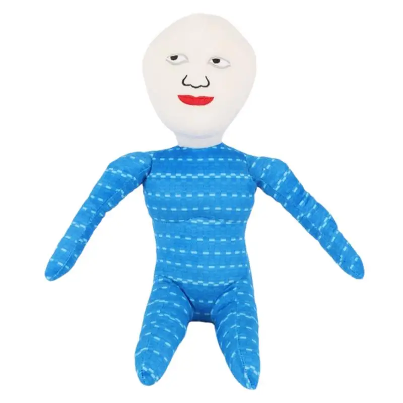 

Мягкие плюшевые куклы аниме, голубые лысовидные плюшевые игрушечные персонажи из аниме для кабинета, автомобиля, спальни