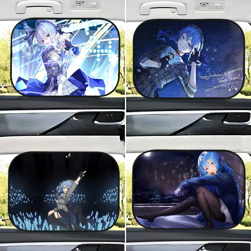 

H-Hoshimachi S-Suisei аниме автомобильный солнцезащитный козырек УФ-электростатическая адсорбция солнцезащитный козырек на окно автомобиля универсальный авто уличный солнцезащитный крем