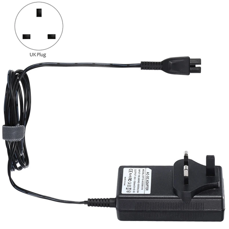 شاحن مكنسة كهربائية BISM1 لـ Karcher FC5 Premium VC4 شاحن بطارية منظف لاسلكي مزود طاقة بقابس بريطاني