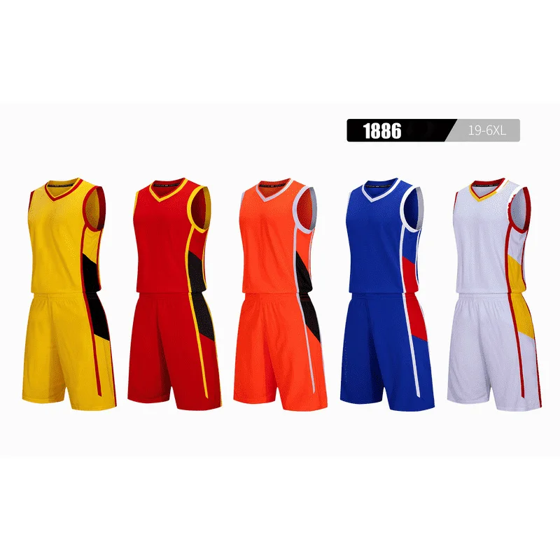 

Training Camp Adult Youth Kids Sleeveless Basketball Jersey and Shorts Athletic Sports Summer Outfit School Class Basketball Kit