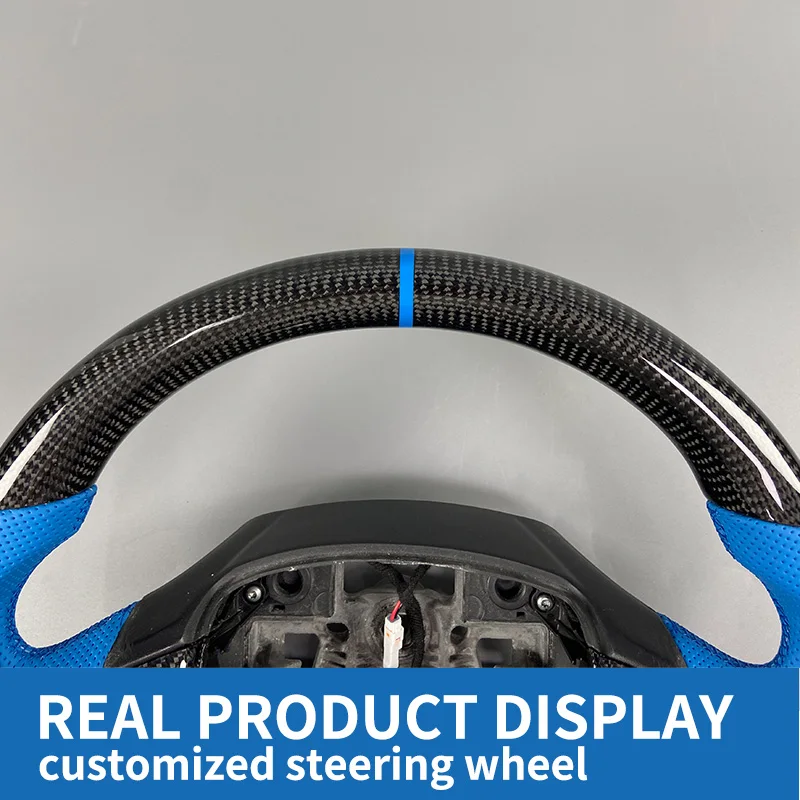 フォード フォーカス MK3 ST RS ST-Line アクティブ カスタム レザー カーボンファイバー ステアリングホイール インテリア アクセサリー