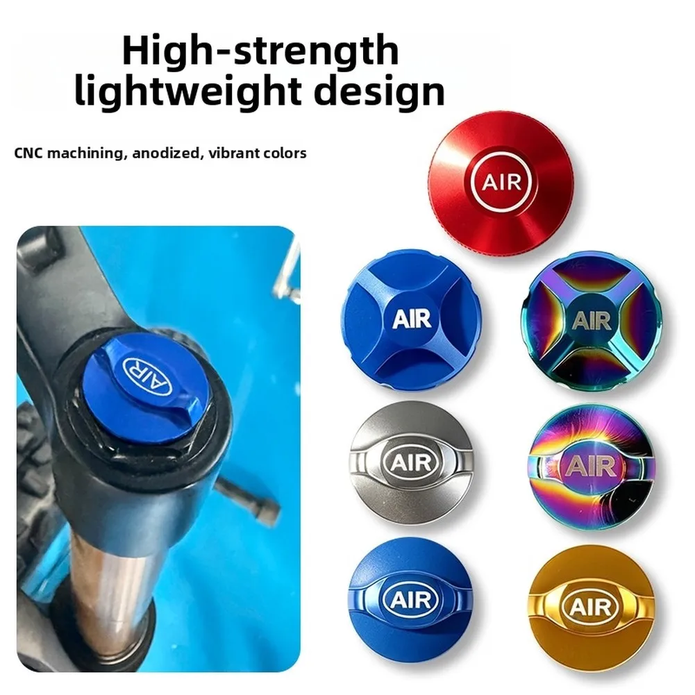 Mountain Bike Fork Cover Aluminum Alloy Shock Absorption Front Fork Air Chamber Dust Protection Cover Bicycle Fork Crown Parts