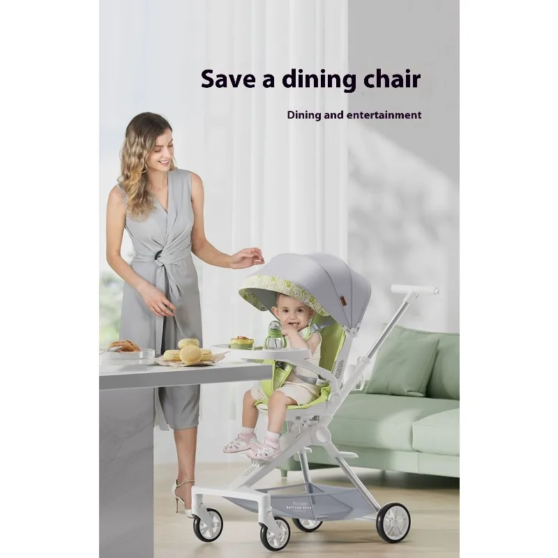 

Baby Stroller M3/M6 - Ultra Lightweight Foldable High-View Stroller with Reclining Seat Portable Walking Companion for Infants