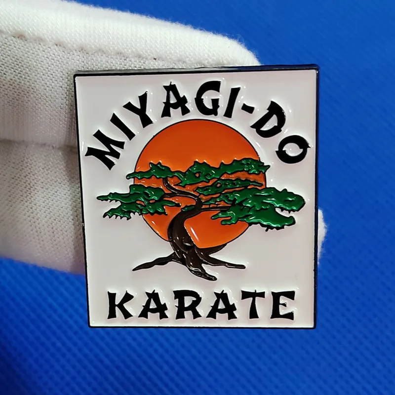 Miyagi-Do Karate Bonsai Tree Enamel Pins Metal Brooch Badge Fashion Jewellery Clothes Hat Backpack Accessory Gifts