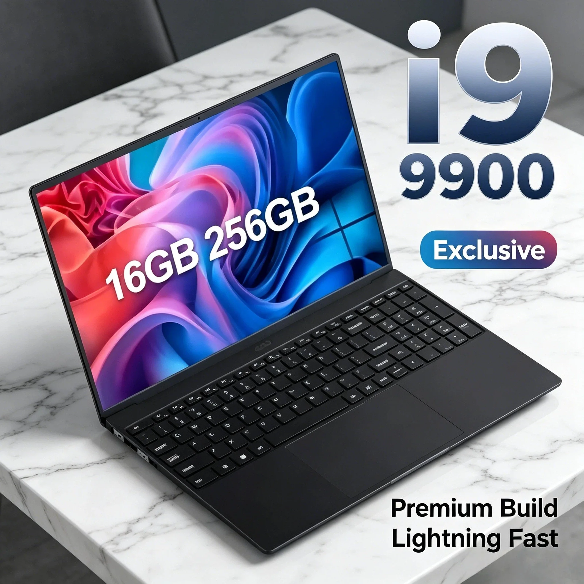 

HOT 15.6 Inch Laptop Windows 11 32GB 2TB Intel Core i9 9900 1920x1080 HD Gaming Computer PC Gamer Office Ultra Slim Plus Ultra