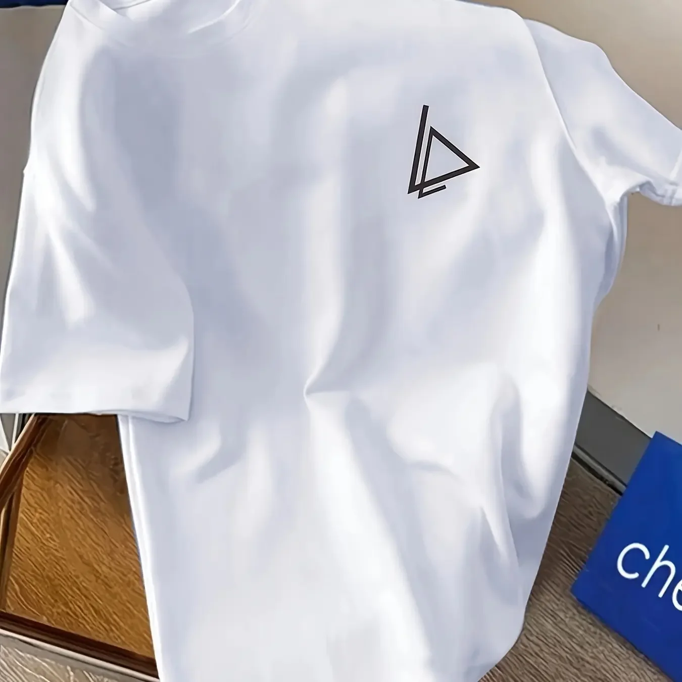 

Summer men's clothing, 100% pure cotton, fashionable, casual and sporty T-shirt, mature men, loose short-sleeved on the street