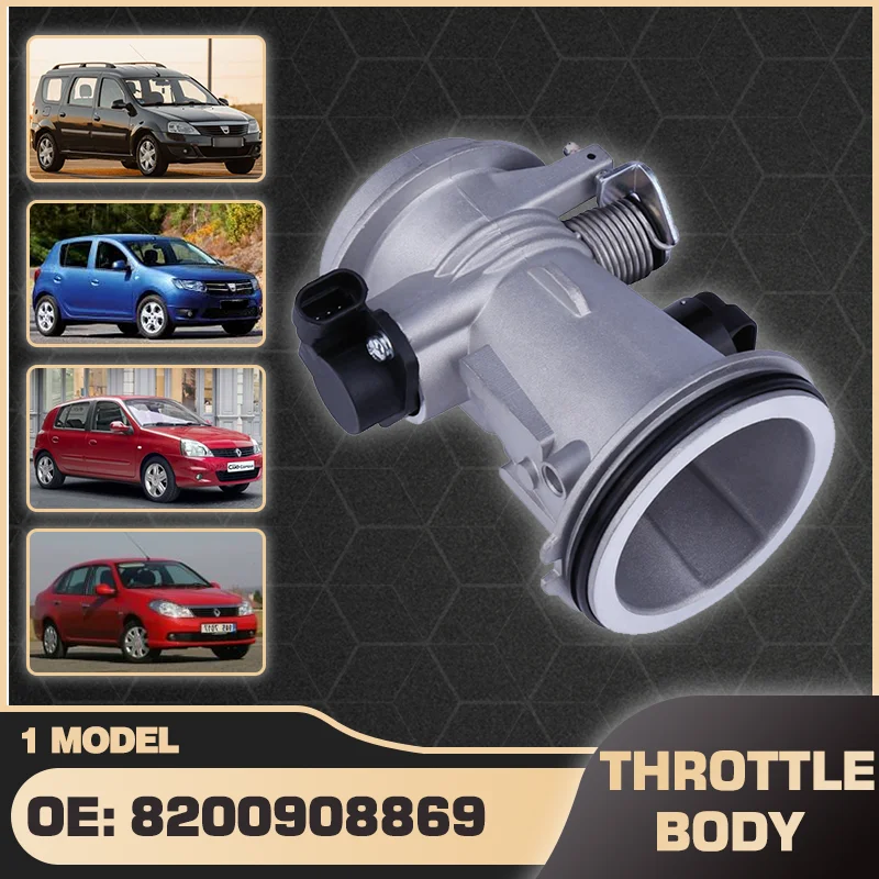 

Electronic Throttle Body For Dacia Logan Dacia Sandero Dacia Solenza Renault Clio Renault Kangoo Renault Logan Renault Megane