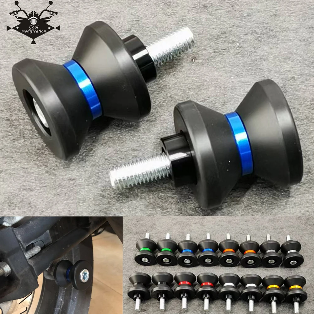 

For Yamaha All vehicle models Motorcycle Swingarm Spools Slider Stand Screws M6 screw install