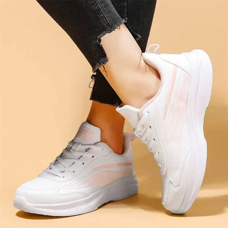 

Lace-up High Sole Women's Moccasin Shoes Basketball Quality Sneakers Baskette For Women Sports Best Selling Clearance