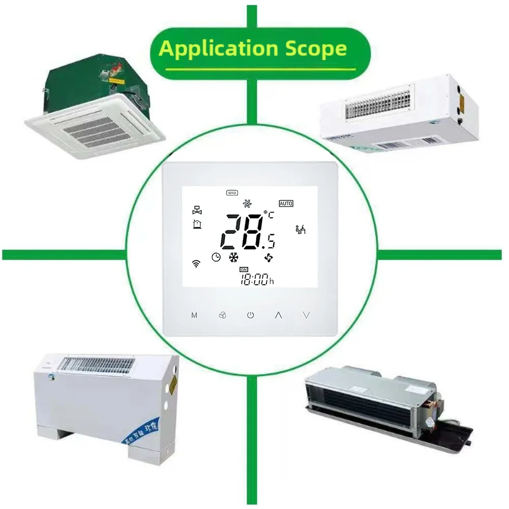 Programmable Heating Thermostat with Remote App Control and Compatible Voice Commands for Alexa and Google Home