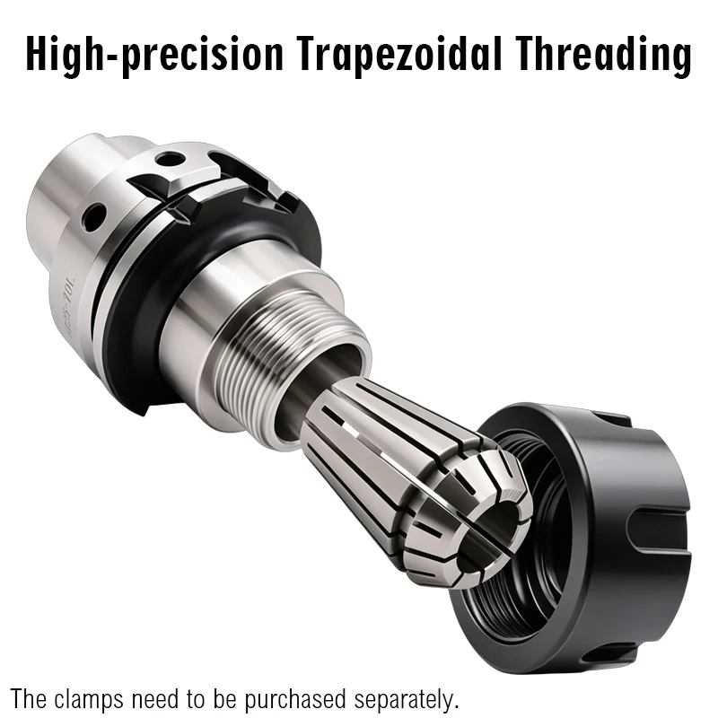 HSK50A HSK63A High Precision Tool Holder ER16-ER32 Milling Collet Chuck Cnc Metal Lathe Tools Spindle Engraver Precision 0.002mm