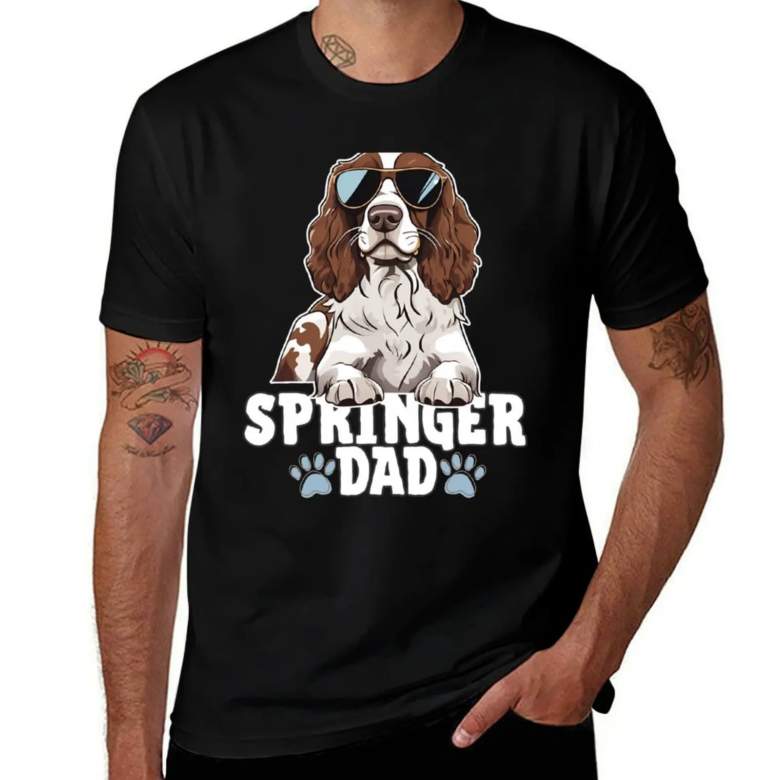 

Springer Spaniel Dad – Energetic, Loyal, and Always Ready for Adventure T-Shirt funny t shirts cotton T-Shirt