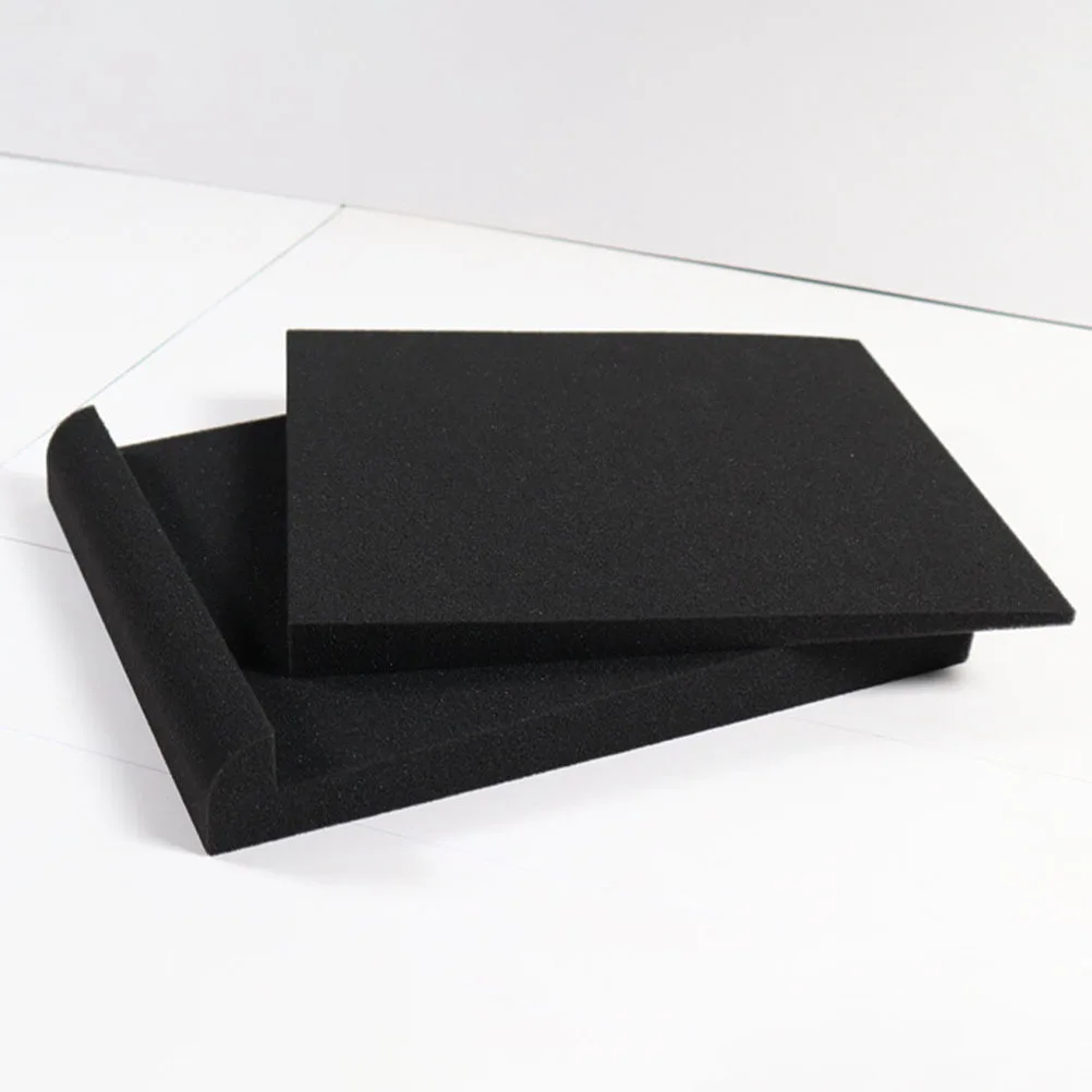 وسادة عزل مكبر الصوت عالية الكثافة امتصاص الصدمات الإسفنج حصيرة لصندوق مكبر الصوت الأسود الحد من الضوضاء أداة المعدات الموسيقية #5