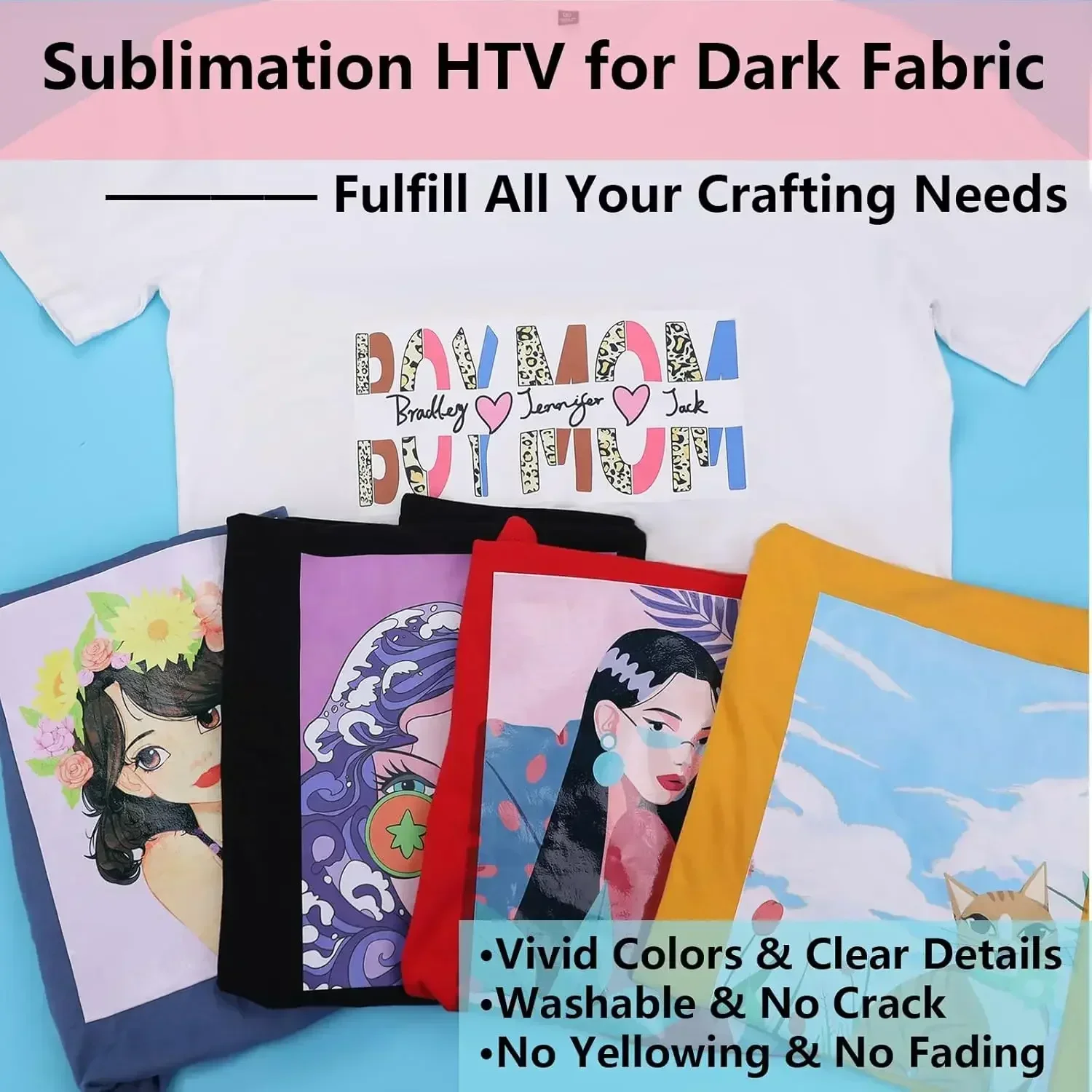 Matte Sublimation HTV Vinyl Film,12\