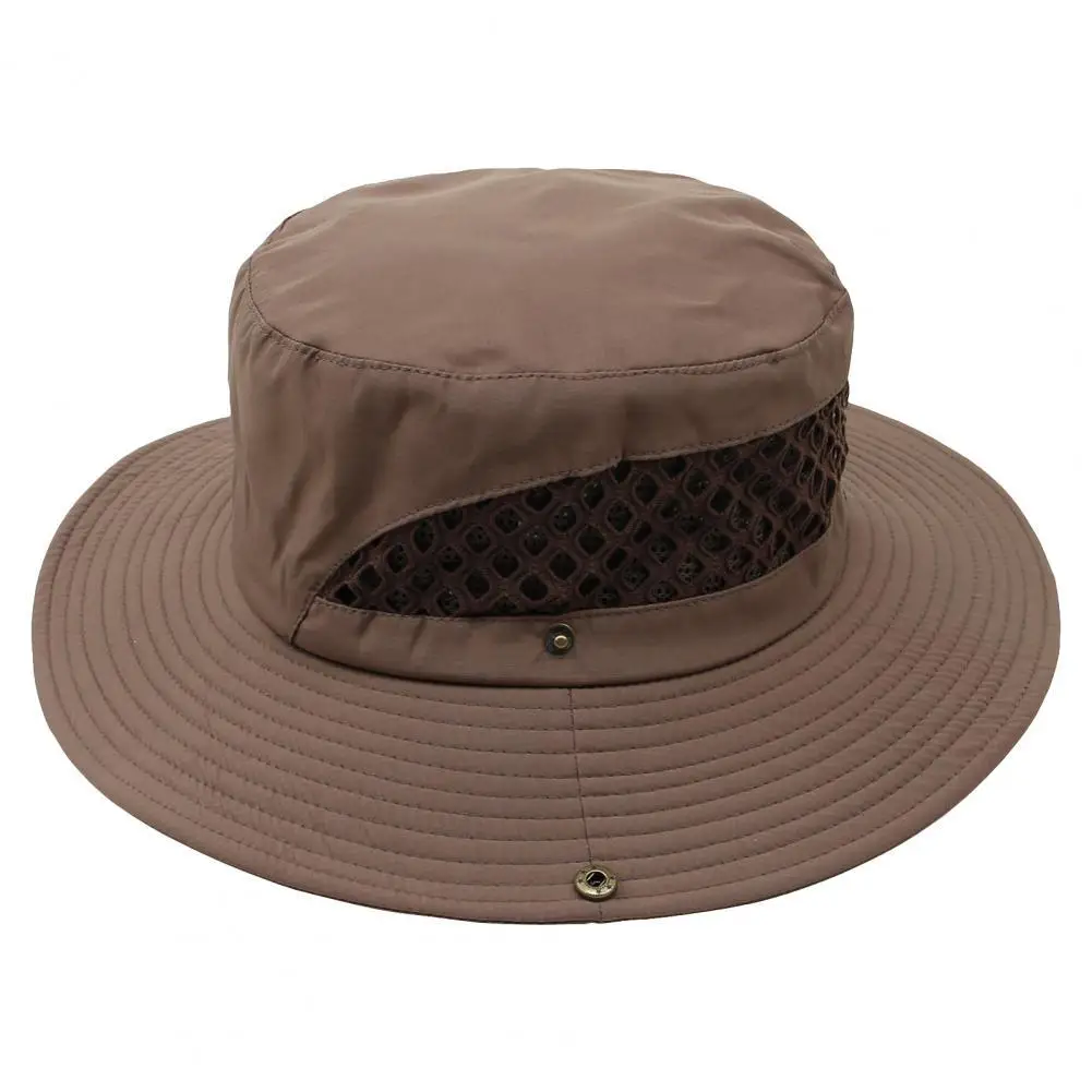 Fishing Hat  Breathable   Fishing Cap Young Teens Wide Brim Safari Hiking Cap