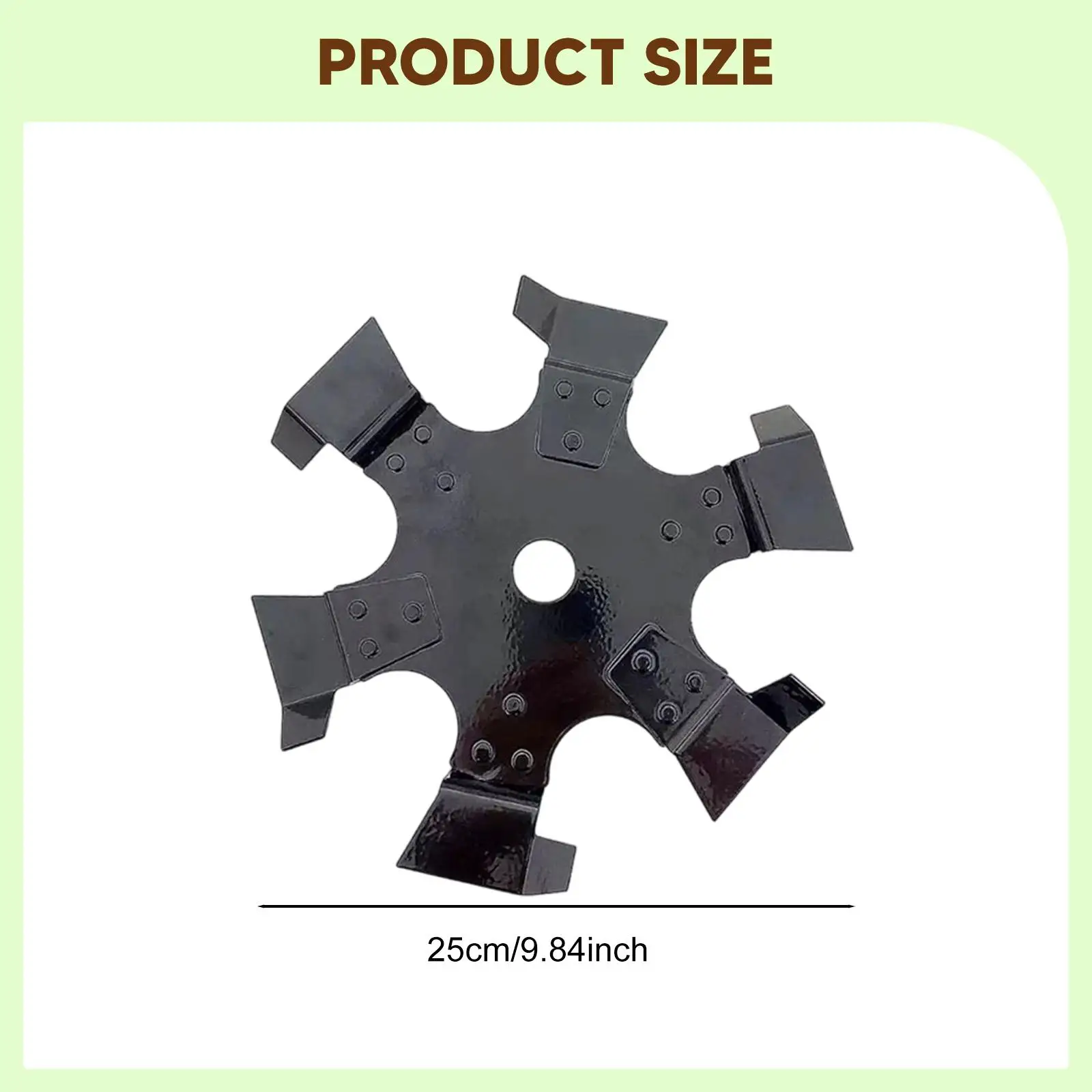 Replacement Trenching Wheel Mower Accessory Metal Easy to Install Sturdy Mini Tilling Hoe Wheel for Parking Lot Lawn Patio