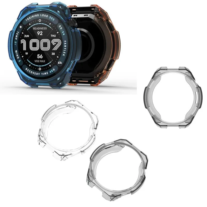 Capa Protetora de Silicone TPU Macio para Huami Amazfit Balance 3 - Meia Capa Protetora para Smartwatch