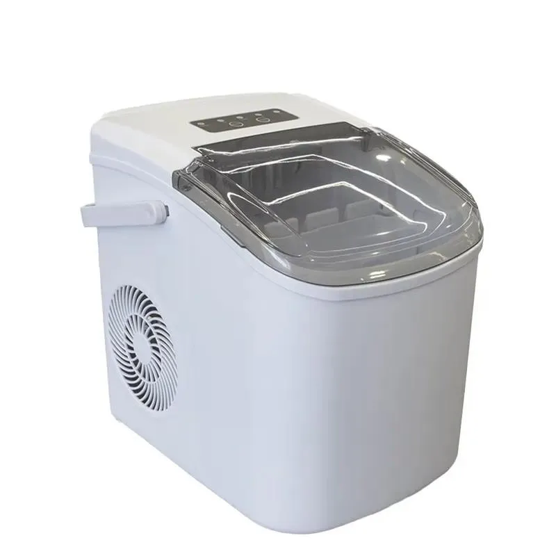 2025 New Electric Countertop Portable Ice Maker 220V Household Hotel Bullet Ice Machine Plastic Shell 10-20kg Day