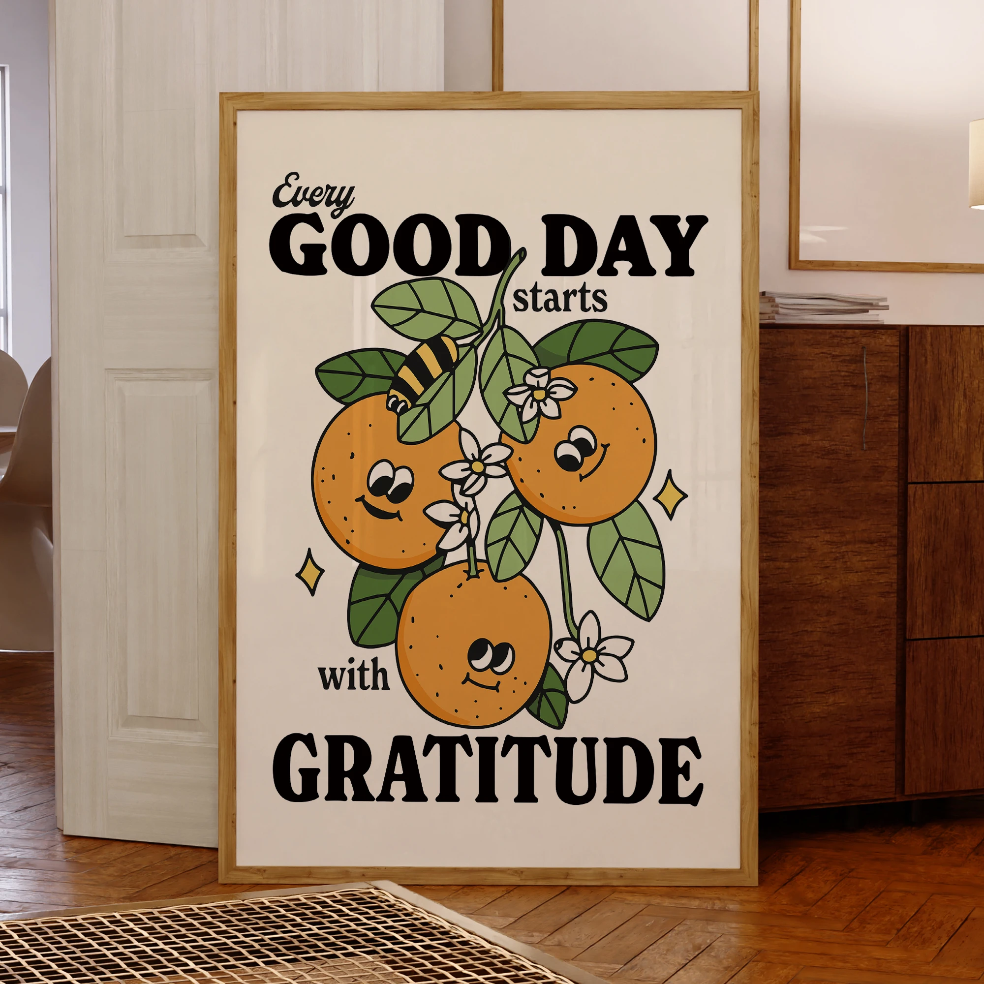 Retro Dankbarkeit Christian Schriften Wand Kunstdrucke Leinwand Malerei Poster Bild Für Büro Wohnzimmer Wohnkultur