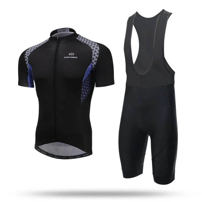 طقم جيرسي لركوب الدراجات للرجال قمصان قصيرة الأكمام صيفية الإنحدار MTB Mountain Road Bike Pro Team بدلة ركوب سريعة الجفاف شورت مريلة