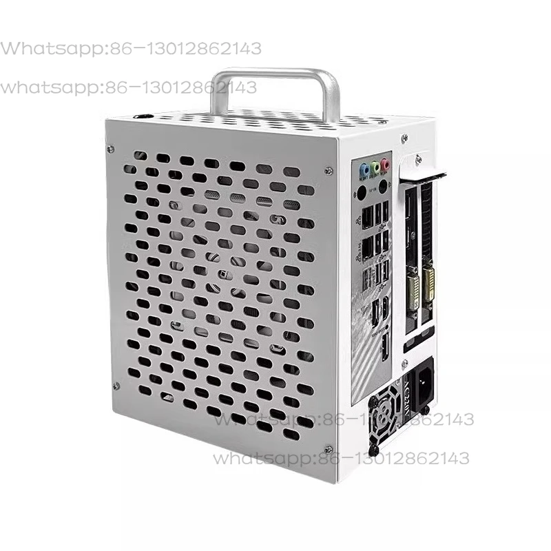 1PCS  NEW  Portable mini chassis supports 17 * 17 main board small 1u computer desktop shell